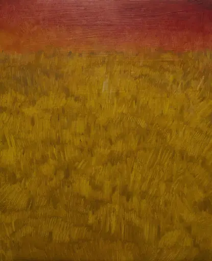 Yellow Field, 2023, oil on canvas